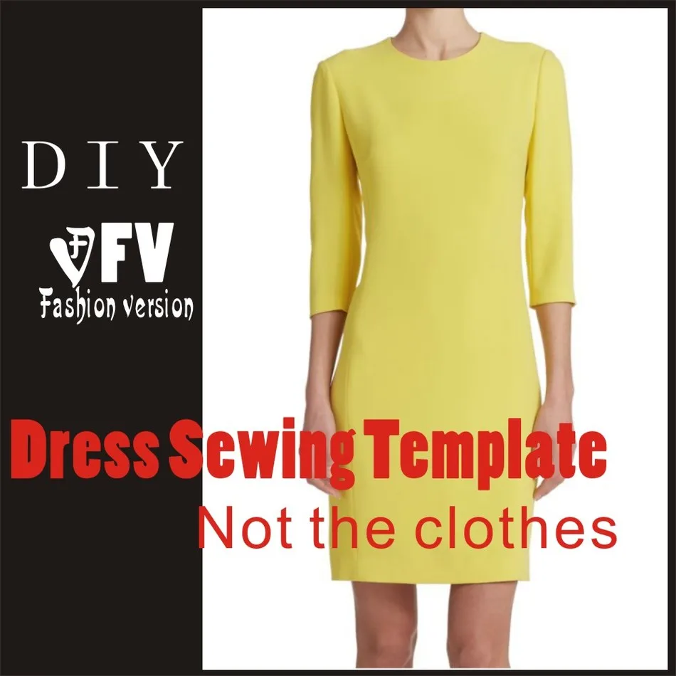 

Dresses Sewing Pattern Template Cutting drawing Clothing DIY ((Not selling clothes)) BLQ- 223