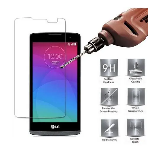 Защитное стекло закаленное для LG Leon C40 H324 H340 450 H320 4G LTE H340N|Защитные стёкла и плёнки|
