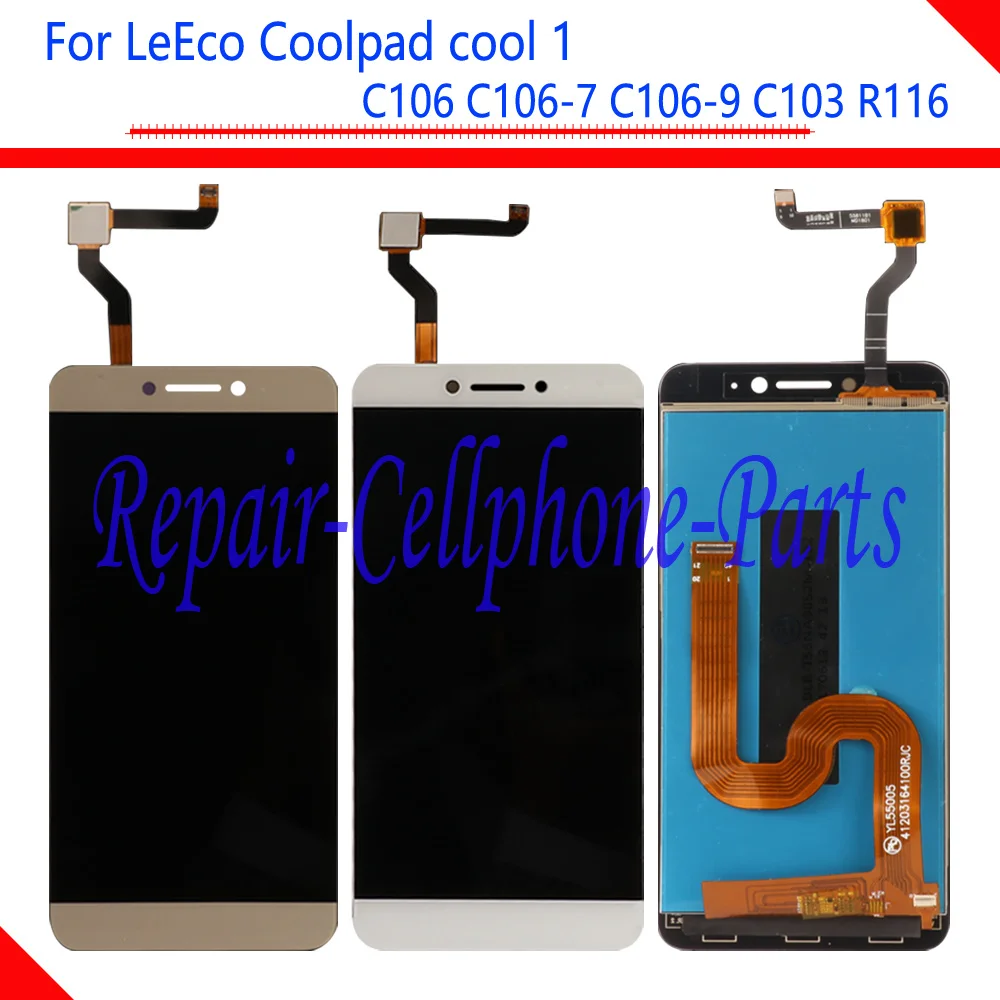 

New Full LCD DIsplay + Touch Screen Digitizer Assembly For LeTV LeEco Coolpad Cool1 Cool 1 C106 C106-7 C106-9 C103 R116