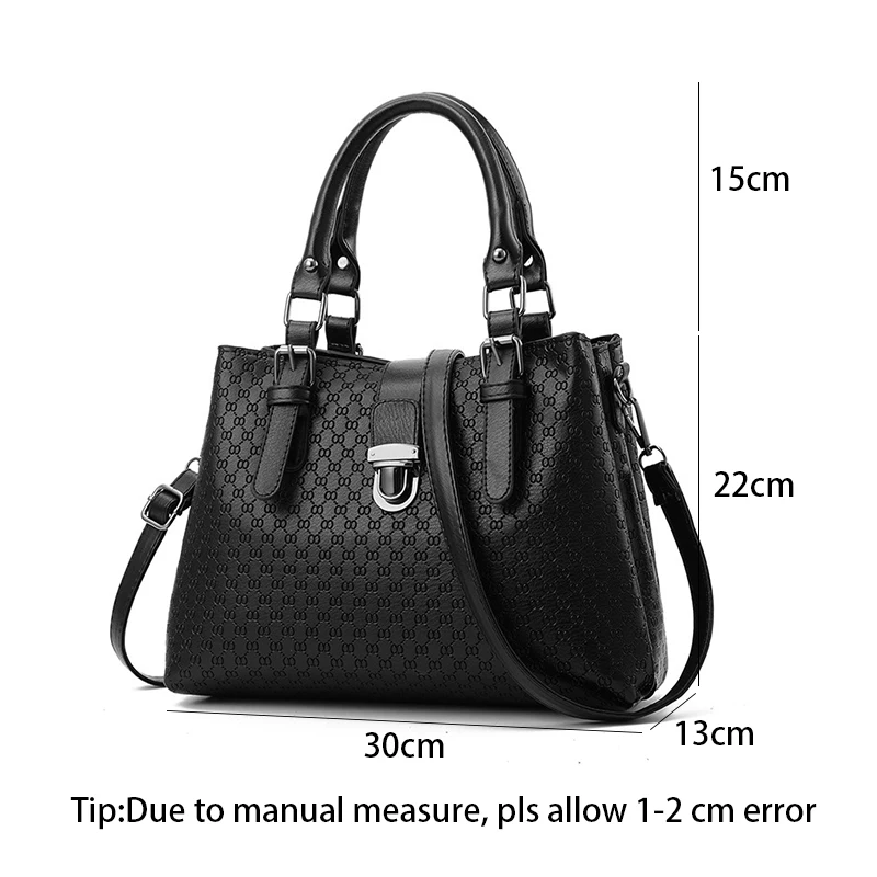 Women Exquisite Leather Handbag Female Fashion Printing Crossbody Shoulder Bag Ladies Messenger Bags Bolsa Purse Tote SS7223 (5)