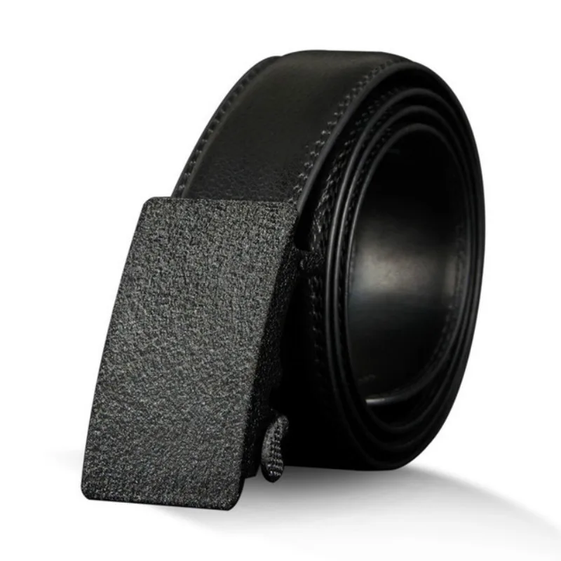 

SOEI Cowskin Leather Automatic Buckle Mens Belt Designer Belts Men High Quality Mens Belts Luxury Mens Black Brand Leather Belt