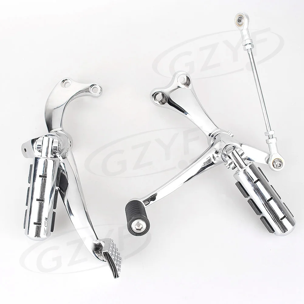 Motorcycle Aluminum Alloy Forward Control Foot Pegs Levers Linkage Kit For Harley Davidson  Motorcycle Spare Part Accessories and Accessory Replacements