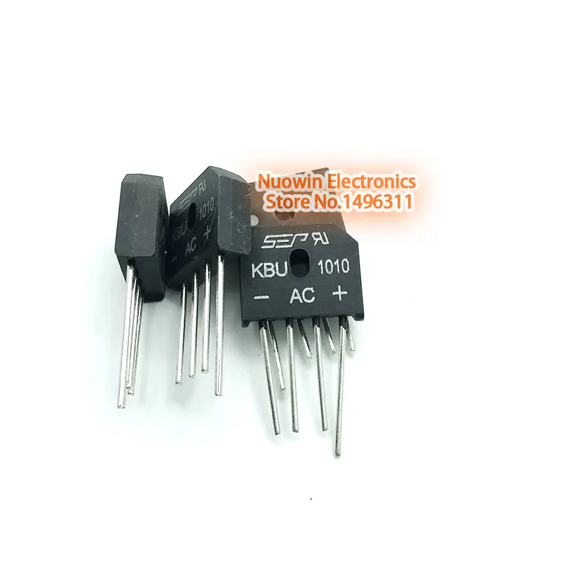 

10PCS 10A 1000V diode bridge rectifier kbu1010