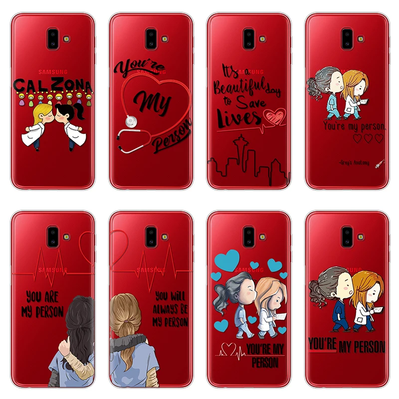 

Greys Anatomy You're My Person Phone Case For Samsung Galaxy J6 Plus Case Soft Silicon TPU Funda Cover For Samsung J6 Plus Coque