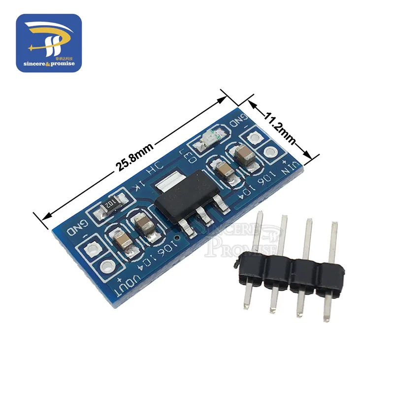 Понижающий модуль для DC MINI 1117 5 В до 3 1 шт. AMS1117 LDO 800MA 3.3V/5 0 В|dc-dc step down|electronics supplydc-dc down