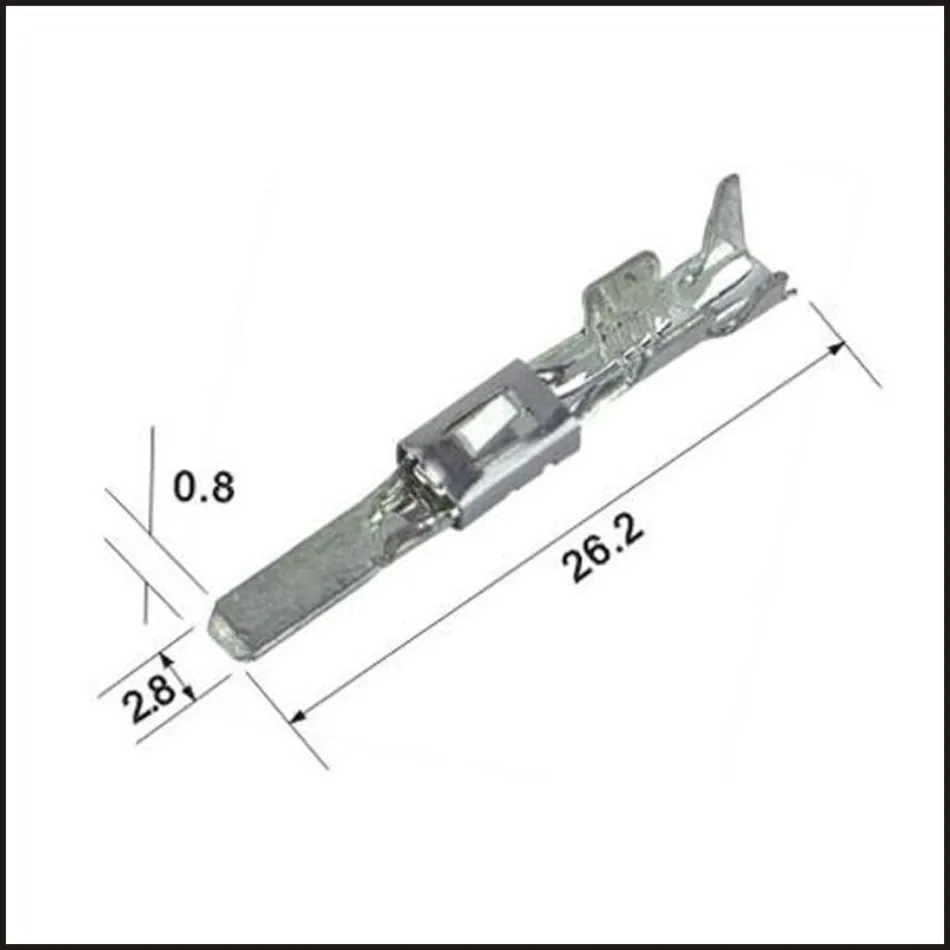 

Male connector female wire connector connector tyco terminal Plugs socket Fuse box Wire harness Soft Jacket DJ619-2.8*0.8B