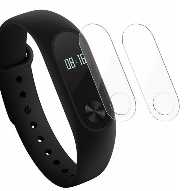 

Mayitr 4PCS Transparent TPU Screen Protector Shield Film For Xiaomi Mi Band 2 Watch 37x12mm