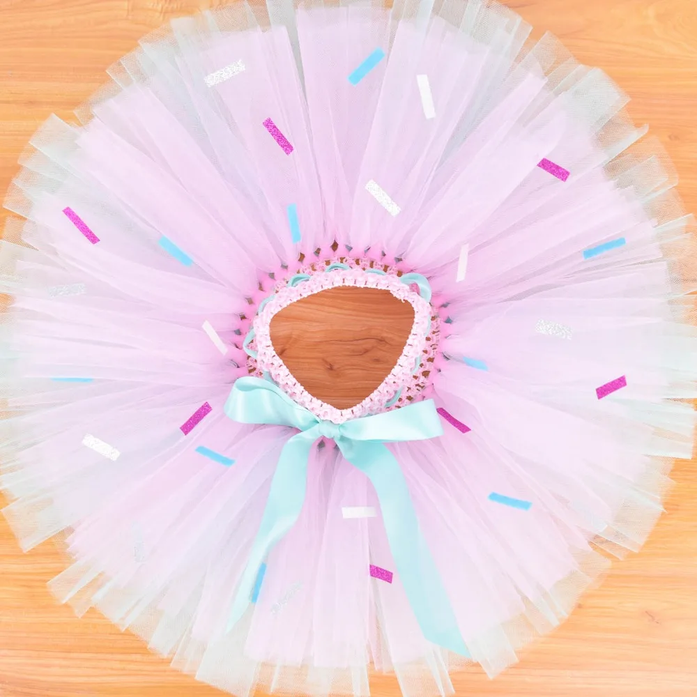 Goede Candy Donut Baby Meisjes Tutu rok Baby Verjaardagsfeestje Kostuum Kinderen Dans Rok Baby Peuter Tulle Rok Newborn 5T 6 T