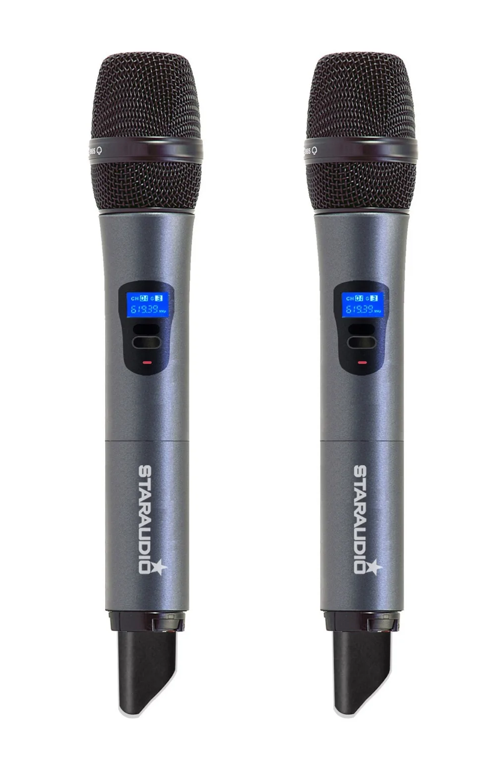 2ch uhf handheld microphone set