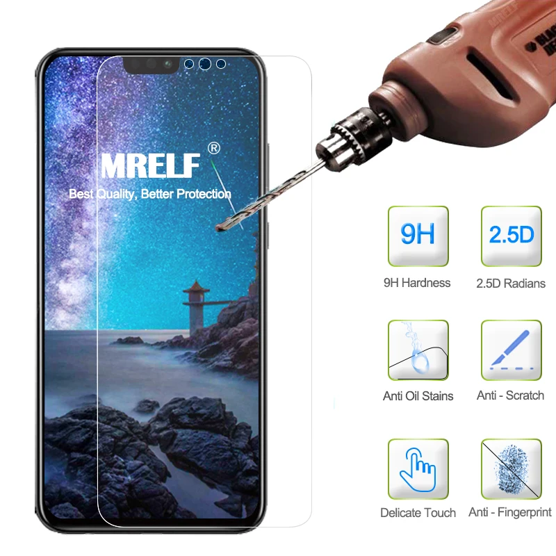 Закаленное стекло для huawei Honor 8X защита экрана на 9h 2 5D телефон защитное