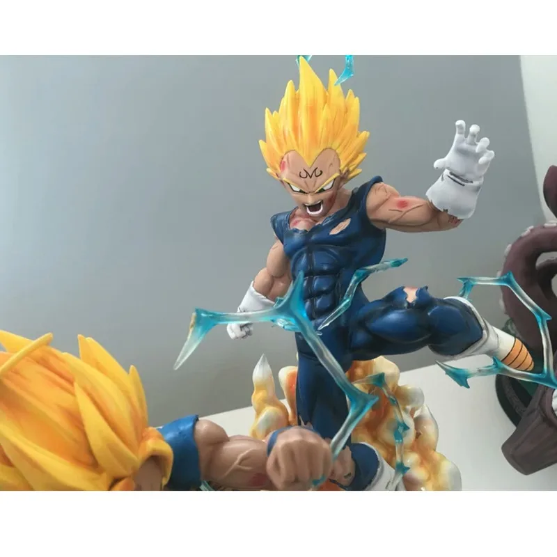 Статуя аниме Dragon Ball Z Super Saiyan Son Goku VS Vegeta 1/6 GK полноразмерный портрет полимерная