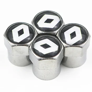 

Car-Styling Car Wheel Tire Valve Tyre Caps Case For Renault 2 Button Clio Scenic Megane Duster Sandero Captur Twingo Accessories