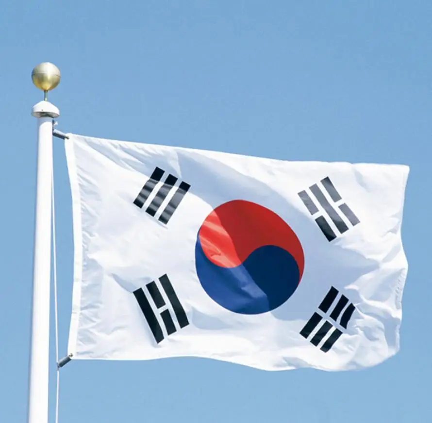 

3X5 SOUTH KOREA KOREAN FLAG BANNER FLAGS