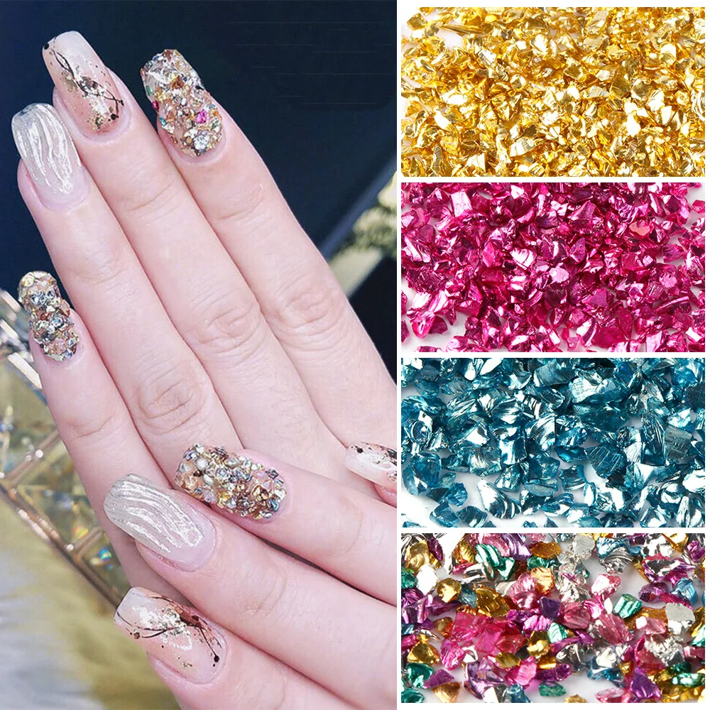 Разноцветные стразы для дизайна ногтей с разноцветными кристаллами и опалом, аксессуары для маникюра и маникюра