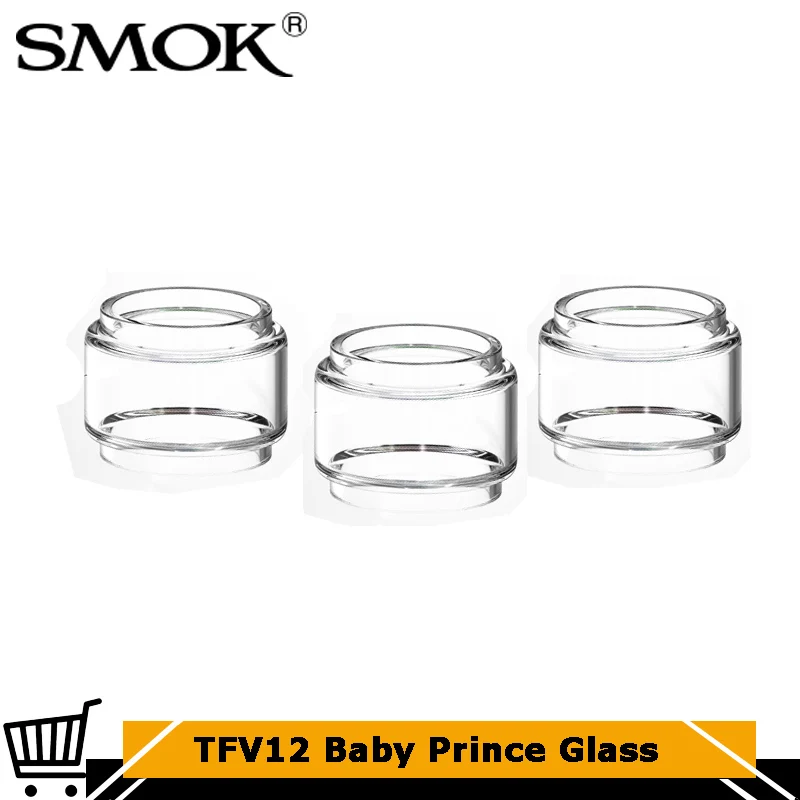 

3PCS/lot Original SMOK TFV12 Baby Prince Glass Tube Replacement Bulb Glass 4.5ML Suitable for TFV12 Baby Prince Tank