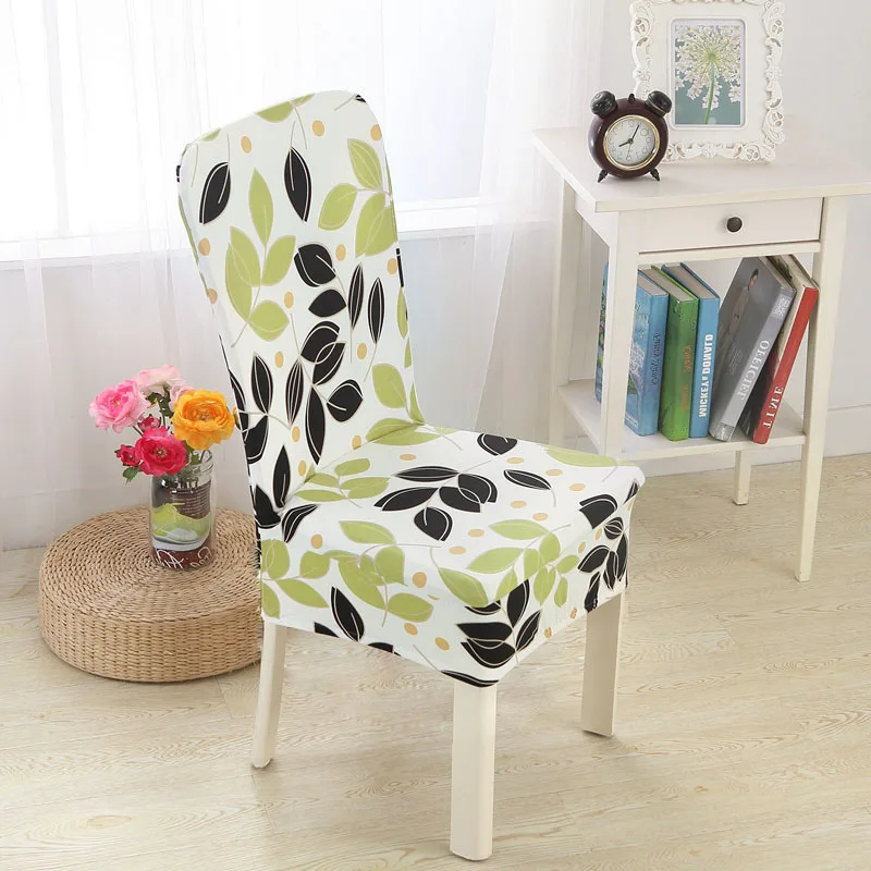 Home Removable Elastic Chair Cover High Stretch Washable Short Dining Room Chair Cover Spandex Seat Cover Protector Slipcover Home Removable Elastic Chair Cover High Stretch Washable Short Dining Room Chair Cover Spandex Seat Cover Protector Slipcover