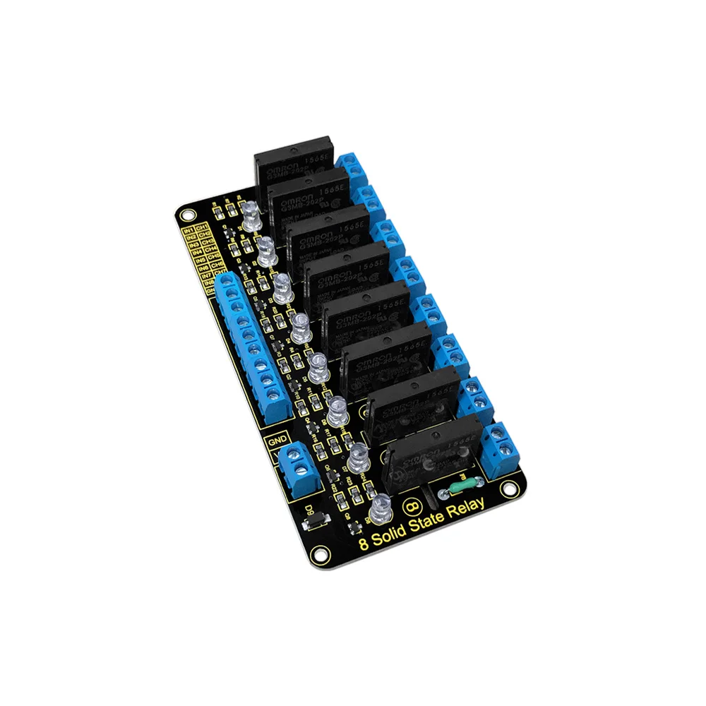 Keyestudio Восьмиканальный твердотельный релейный модуль для arduino