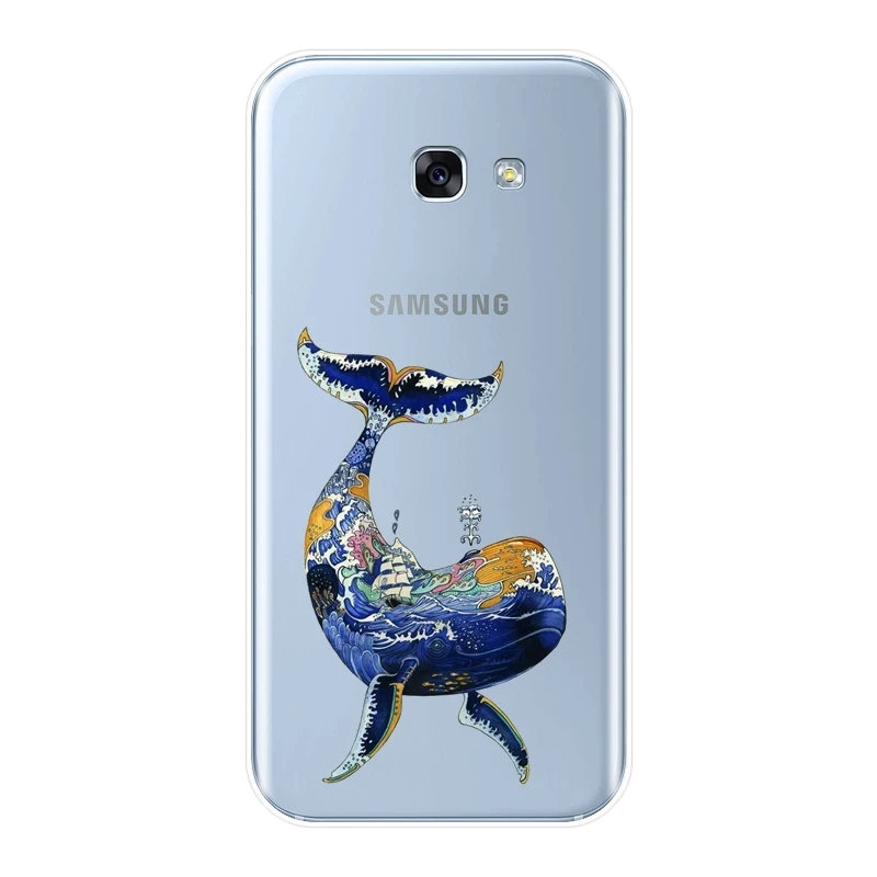 Мягкий чехол для телефона Samsung Galaxy A6 A7 A8 2018 A3 A5 2016 2017 Силиконовая задняя крышка Plus