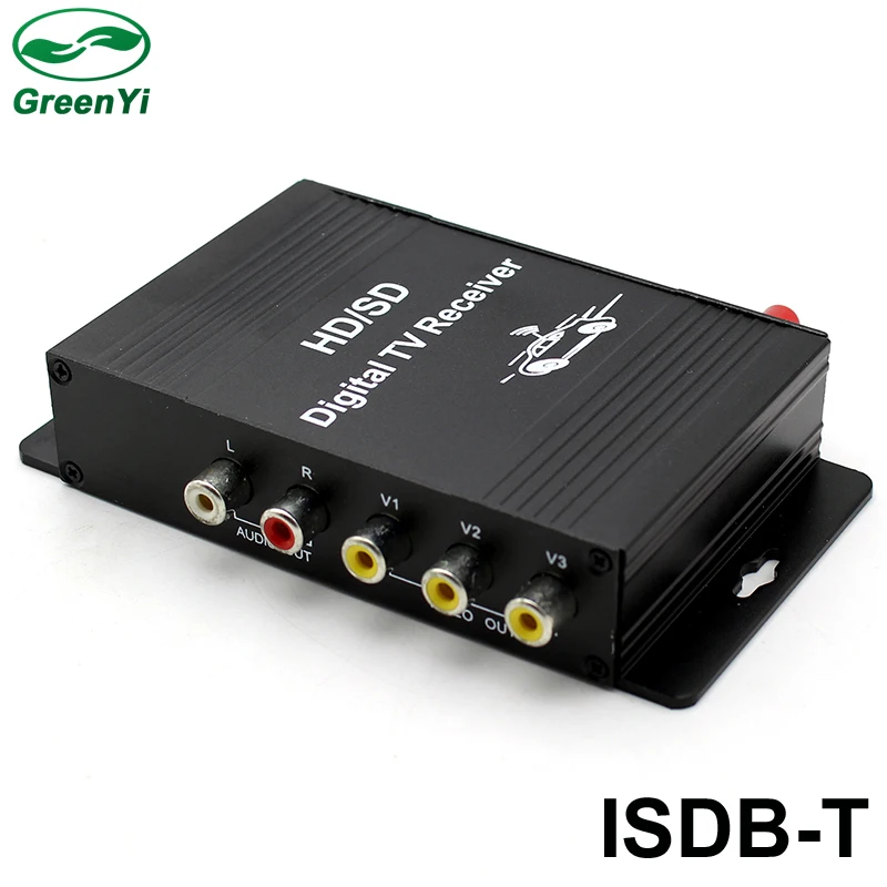 

GreenYi South America H.264 ISDBT ISDB-T TV Tuner Mobile Car Digital TV Receiver Box For Android 5.1/6.0/7.1/8.0 Car DVD Player