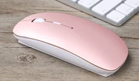 מחשב נייד השקט האלחוטי השתק Gaming Mouse Ultra Thin עכברי USB הנטען עבור מחשב נייד Macbook אנדרואיד האפל (4)