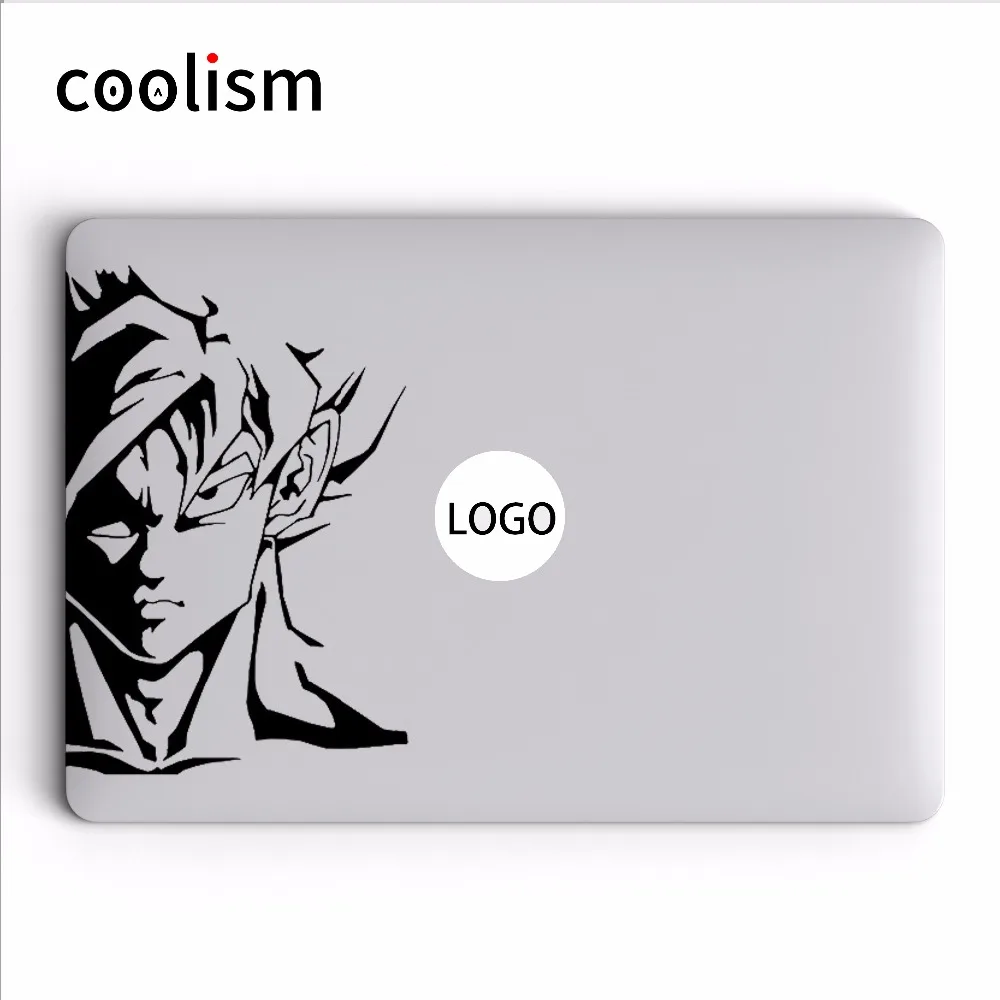 Goku Супер Saiyan наклейка для ноутбука Apple наклейка на MacBook Pro Air retina 11 12 13 15 дюймов hp Dragon Ball DIY наклейка для ноутбука