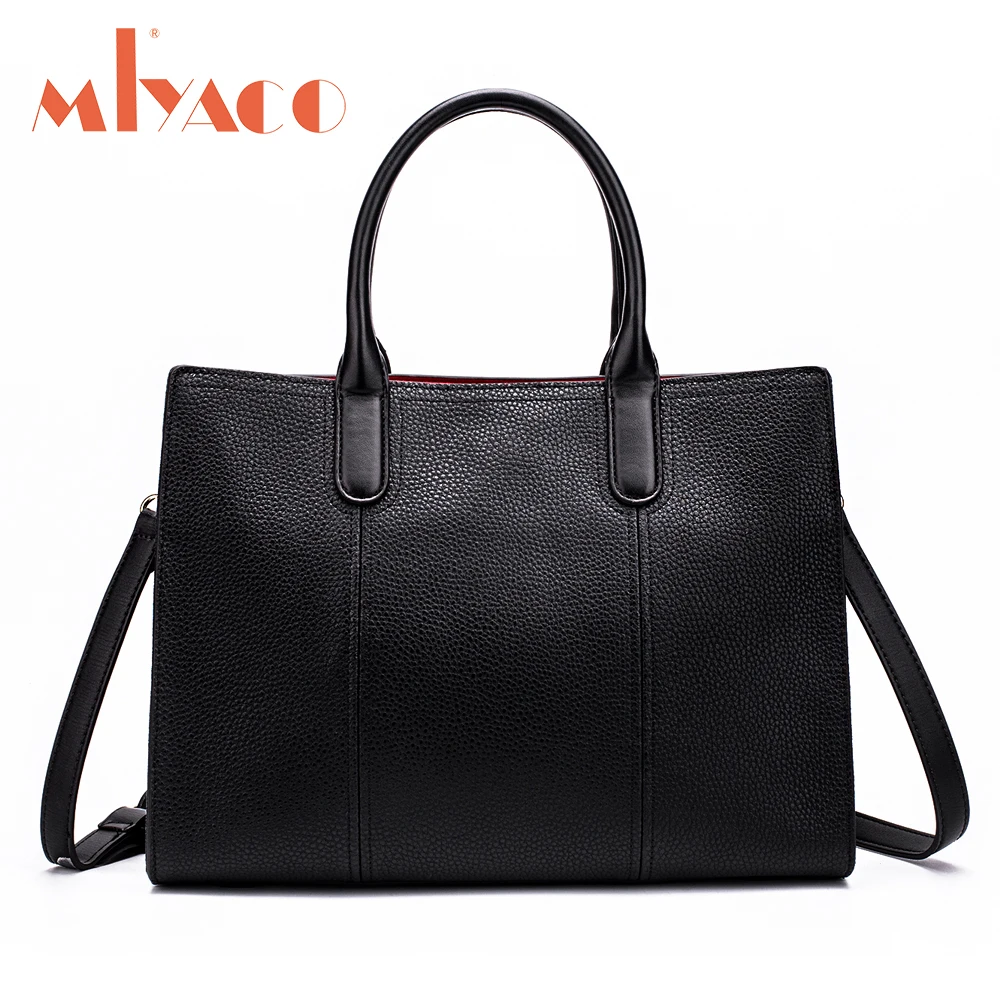 Buy MIYACO Luxury Women Handbags Genuine Leather Black