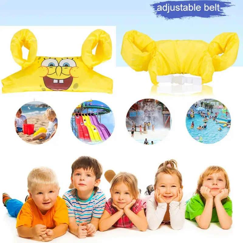 Kids Swimming Equipment Cartoon Arm Float With Belt Swimming Training Inflatable Ring 10-30kg Baby Swimming Pool Accessories