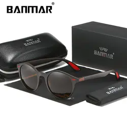 BANMAR модные поляризационные солнцезащитные очки для мужчин TR90 Роскошные брендовые дизайнерские винтажные вождения ночные Солнцезащитные