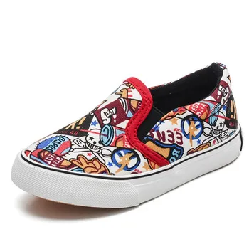 

Cute Children Shoes Girls Canvas Shoes Fashion Painting Cartoon Comfortable Kids Casual Shoes Sneakers Toddler Girls Boys Shoes
