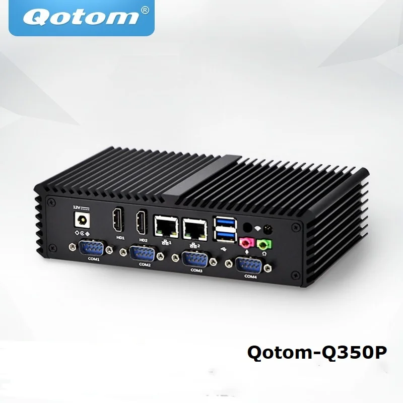 Промышленный ПК Core i5 6 COM 2 Lan Qotom-Q350P процессор i5-4200U (кэш 3 м до 60 ГГц) X86