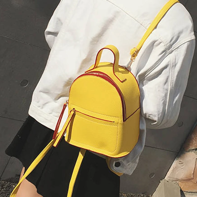 New Fashion Women preppy Backpack Sweet Lady Mini Backpack Teenage Girl school Backpack travel baobao feminina