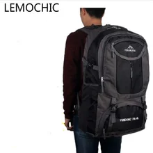 Lemochic 75l большая емкость рюкзак альпинизм Пеший туризм походы и сумка для мужчин и женщин высокого качества камера сумки дорожные сумки