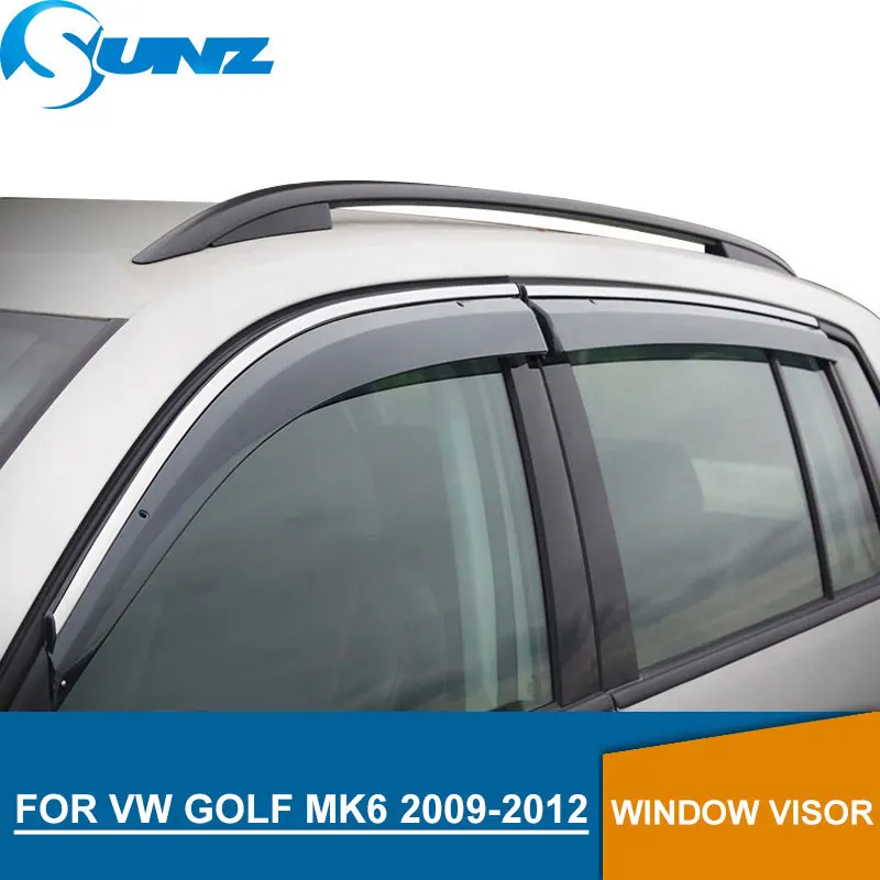 Оконный козырек для Volkswagen VW Golf 2009 2012 Mk6 боковые оконные дефлекторы дождевики MK6