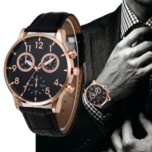 2017 New Retro Design Leather Band Analog Alloy Quartz Wrist Watch Dropshipping L601
