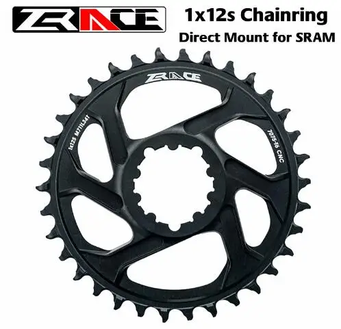 

ZRACE 1 x 12s Chainring, 7075AL Vickers-hardness 21, offset 6mm, MTB Chainwheel, for SRAM Direct Mount Crank, compatible Eagle