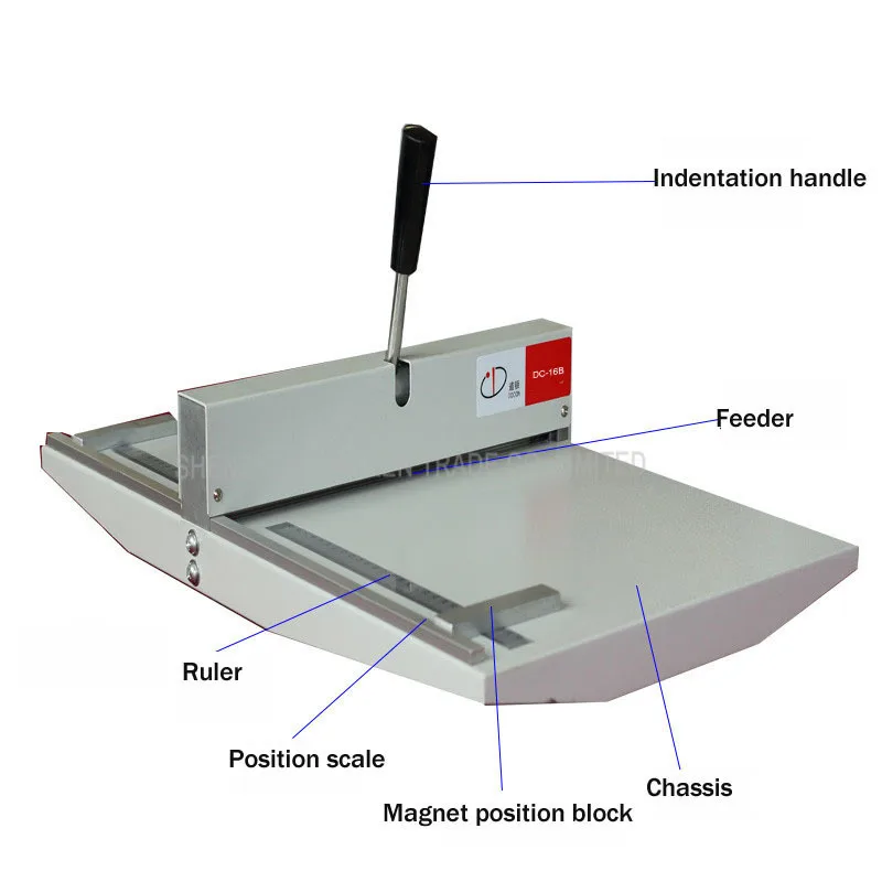 1 шт. Новый биговки бумаги, резак для бумаги DC-16B для длина биговки 526 мм/20 дюймов
