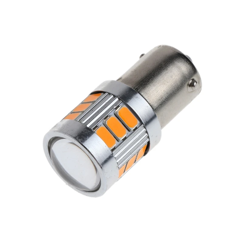 

New Amber DC 12V 18 SMD BAU15S 5730 LED Bulb Turn Indicator Signal Brake Tail Light