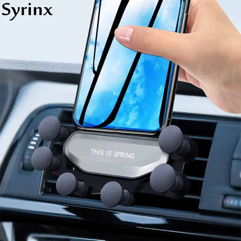 2020 New Universal Air Vent Car Mount Gravity Auto Grip Car Phone Holder Support For Phone In Car For Iphone X Samsung Tablets Aliexpress