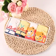 4 шт./лот мультфильм детское нижнее белье удобные дышащие нижнее белье детские трусы-боксеры 3-11Years JP-TNM3079