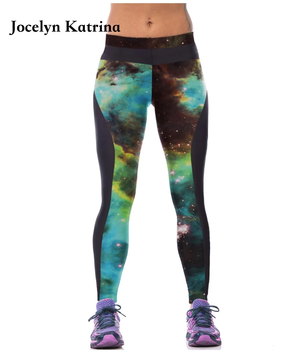 

Jocelyn Katrina 2017 Sports Printed Pants High Waisted High elastic Leggings for Professional Running Workout Fitness Yoga Pant