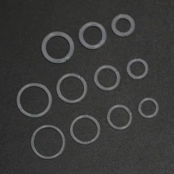 

10 Pieces Clear Transparent Invisible Flexible Nose Ring Clear Acrylic Bioflex Tragus Retainer Piercing Body Jewelry