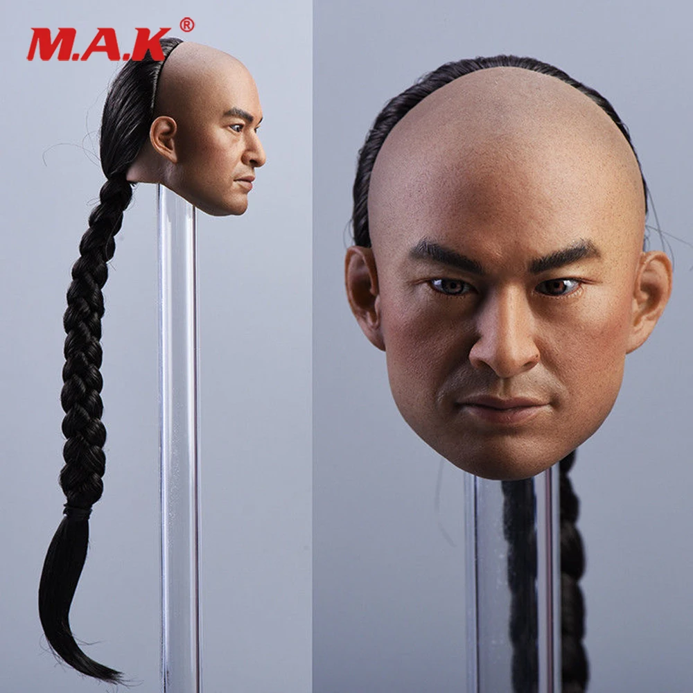 1:6 весы вырезанная Мужская голова китайский актера мА Цзиньтао глава лепить с
