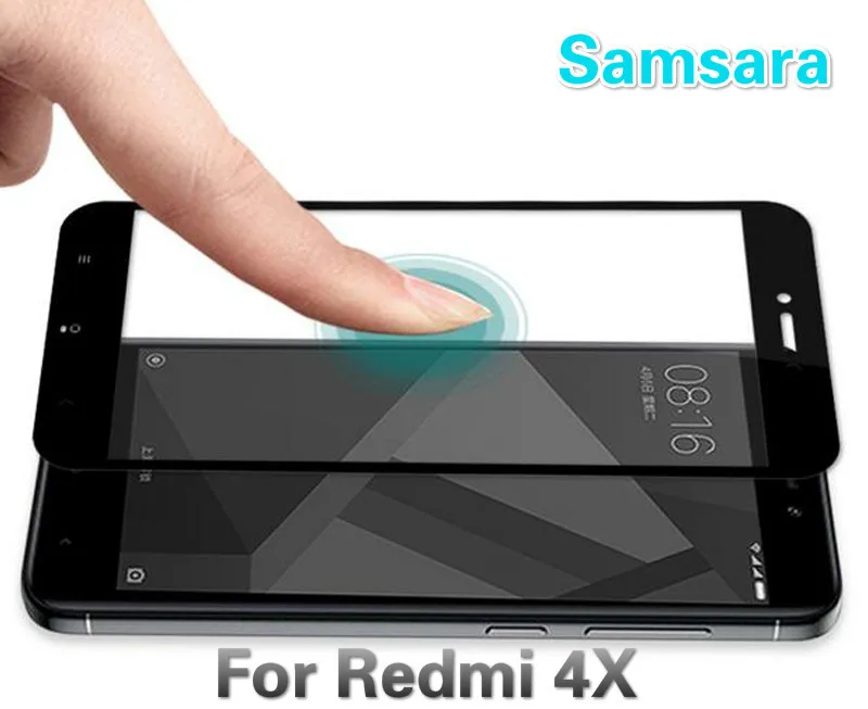 Закаленное стекло Samsara для xiaomi redmi 4x Защита экрана стеклянная пленка 2.5D защита xiomi
