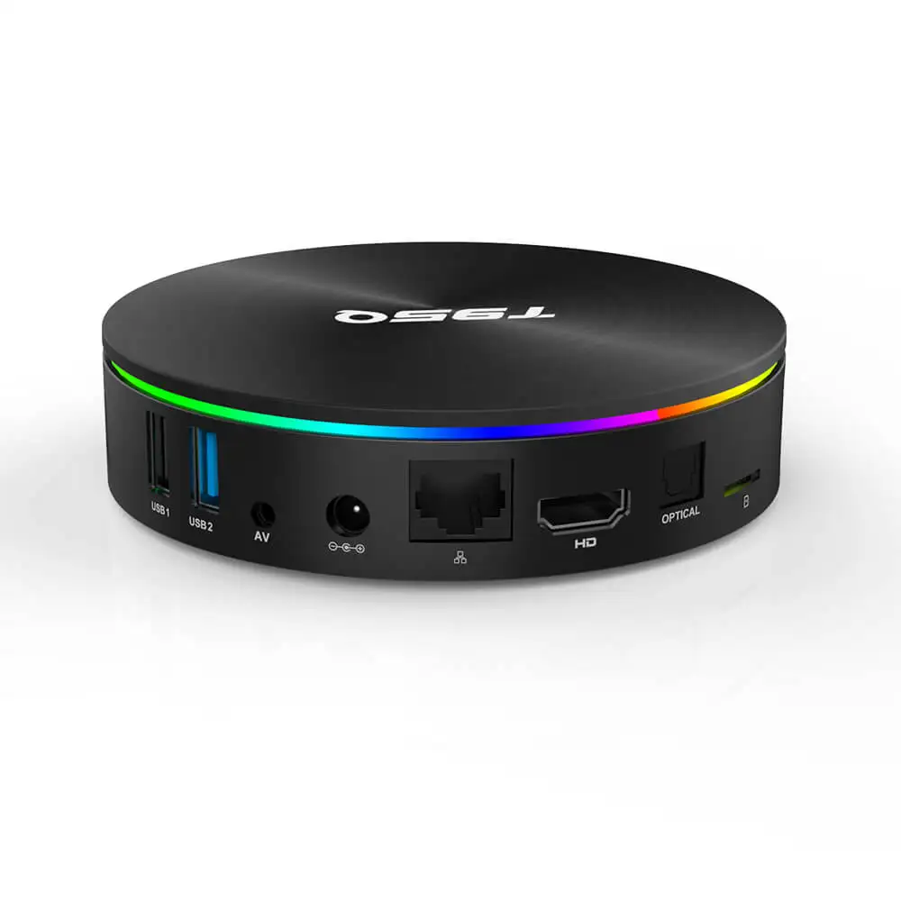 T95Q Amlogic S905X2 Android TV Box 8.1 5G WiFi 4GB RAM 32GB 64GB ROM LPDDR4 Gigabit Ethernet Smart OTT TV Box with 1 Year IPTV 