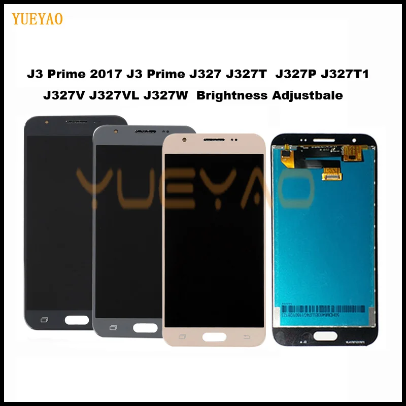 Ceny LCD do Samsunga GALAXY J327 LCD J3 Prime 2017 pojawiają się 2017 2nd j327W J327V J327T J327P wyświetlacz dotykowy zamienny moduł ekranu