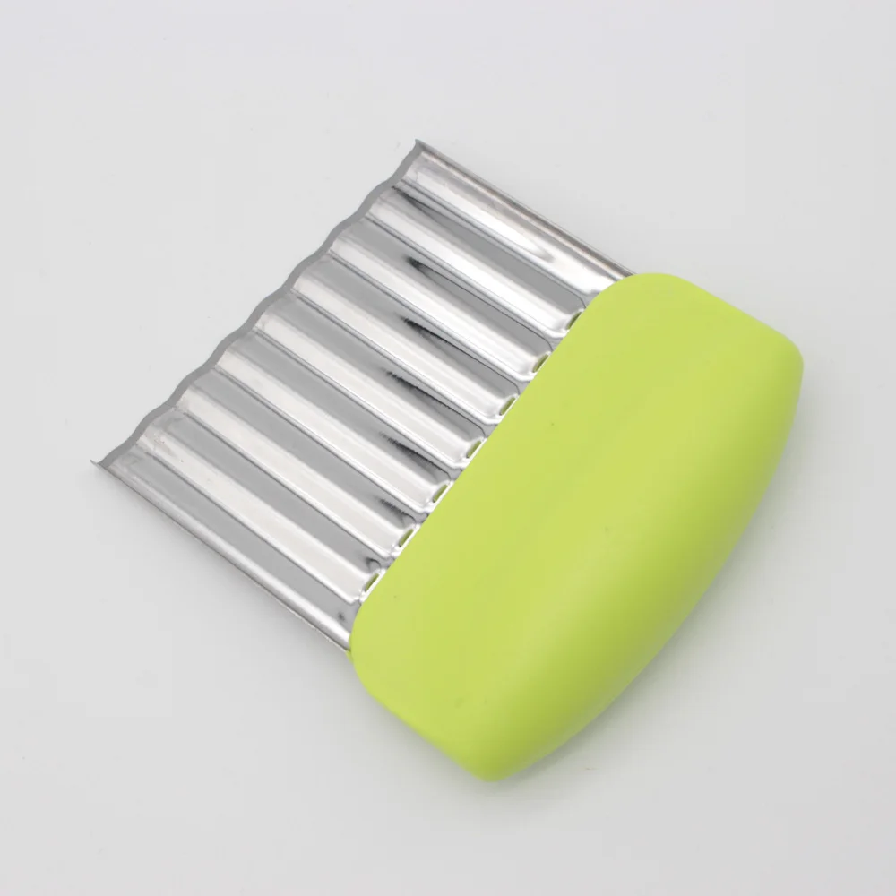 

French Fries Wavy Edged Cutter Stainless Steel Potato Chips Making Peeler Cut Vegetable Kitchen Slicers Fruit Tool