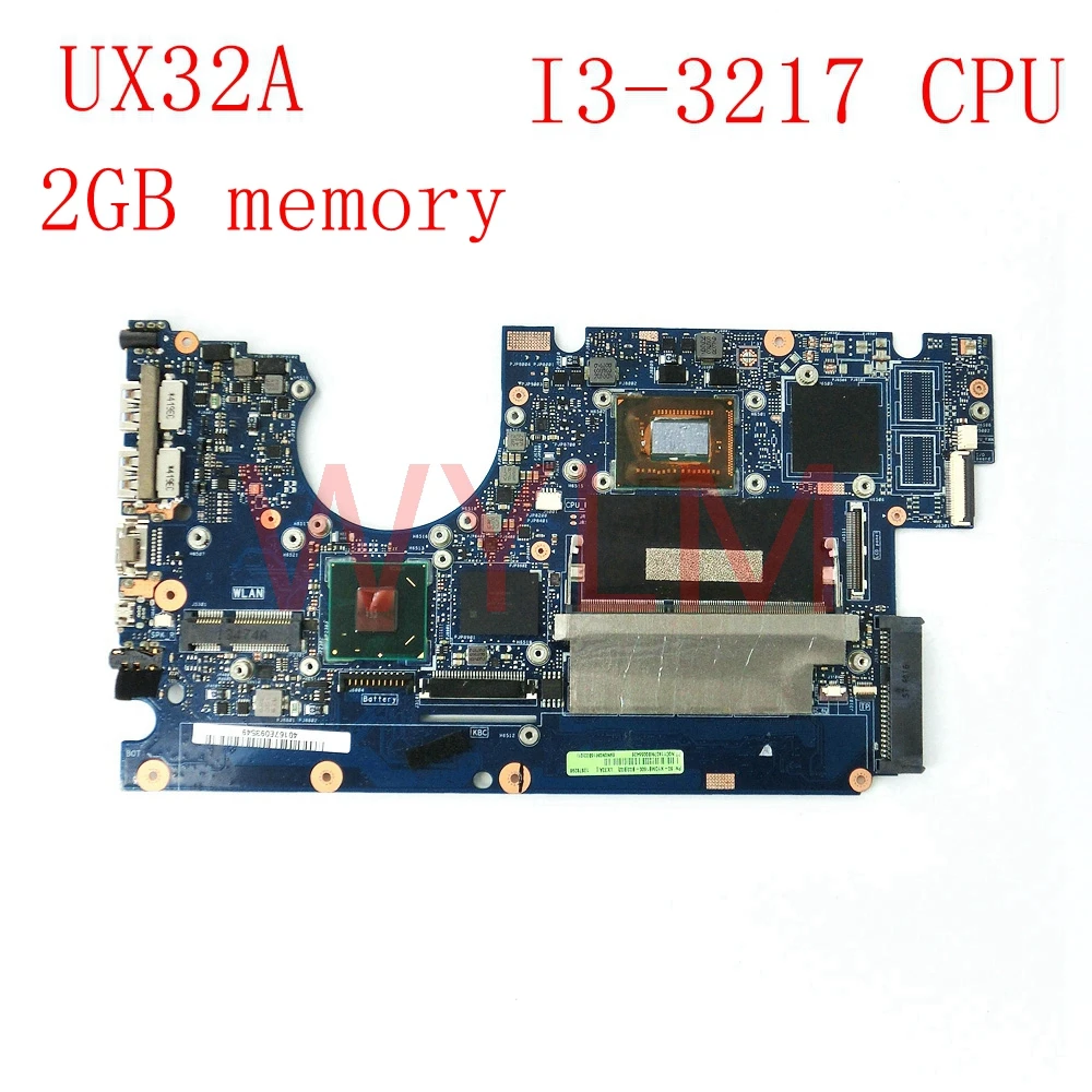 

UX32A With I3-3217 CPU 2GB memory mainboard For ASUS UX32A UX32V UX32VD laptop motherboard Tested Working Well