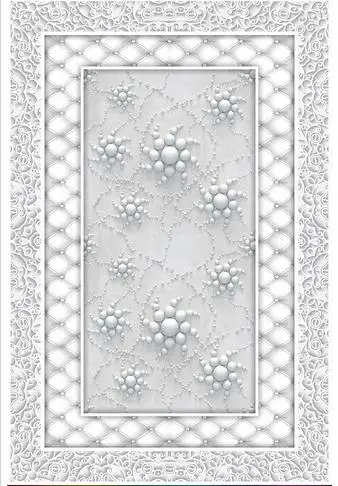 

3D wallpaper custom 3d flooring murals wallpaper Modern stylish flower pattern living room 3D floor murals Wall Stickers