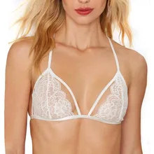 New Women Lace Bralette Soft Underwear Bra Ultra Thin Seamless Black White Underwear Women Sexy Intimates Bras 2016 D1