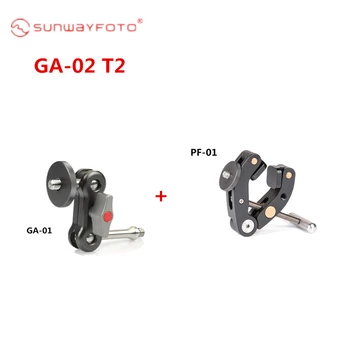 

Sunwayfoto GA-01 T2 suit contains GA-01 Magic Arm and PF-01 Titan Clamp, Simple and lightweight, convenient to carry for DSLR